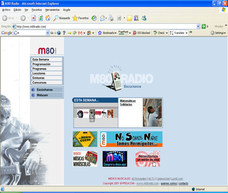 Emisoras de radio de Valladolid - Radio M 80